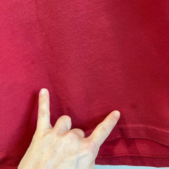 J.Crew Faded Red Vintage Polo 100% Cotton Short Sleeve Medium - Picture 5 of 6